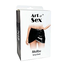 Лакована сексуальна спідниця Art of Sex - Malibu, колір червоний, XS-M