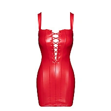 Сукня Noir Handmade F364 Bombshell Lace-Up Mini Dress Red S