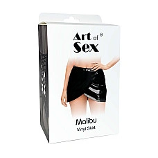 Лакована сексуальна спідниця Art of Sex - Malibu, колір червоний, L-2XL