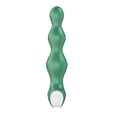 Анальний стимулятор-намистини з двома моторами Satisfyer Lolli-Plug 2 Green