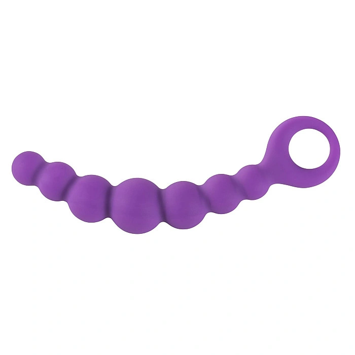 Анальный стимулятор Alive Bubble Chain, силикон, макс. диаметр 3см
