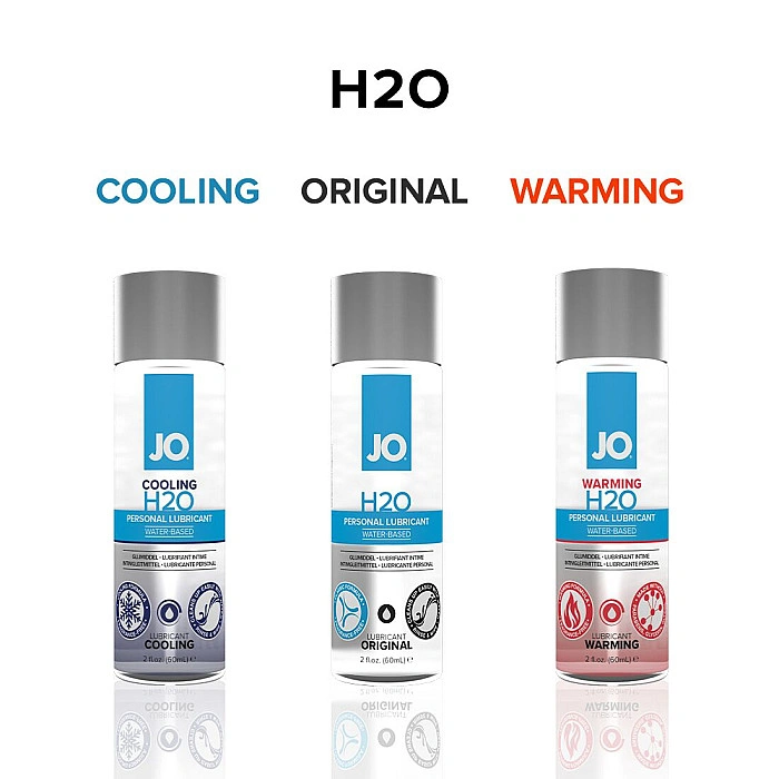 Зігрівальна змазка на водній основі System JO H2O WARMING (60 мл) з екстрактом перцевої м’яти
