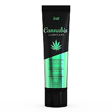 Лубрикант на водній основі Intt Cannabis (100 мл) з олією насіння конопель, не розтікається