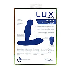 Масажер простати з ротацією та вібрацією Lux Active Revolve, пульт ДК