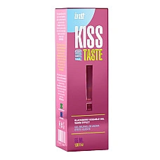 Масажний гель Intt KISS AND TASTE! (55 мл) зі смаком ожини
