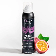 Масажна пінка Orgie – Acqua Croccante Passion Fruit (150 мл), ефект бульбашок, що лопаються