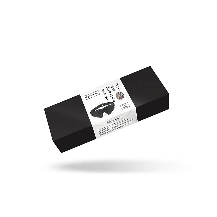 Маска на глаза Liebe Seele Black Organosilicon Blindfold, экокожа