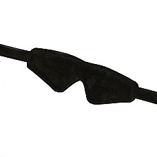Маска на глаза Liebe Seele Boudoir Amor Blindfold Black, плотное прилегание, бархатный финиш