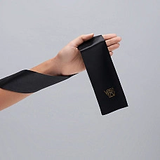 Сатиновая повязка-лента на глаза YESforLOV BLACK SATIN BLINDFOLD, подходит для связывания