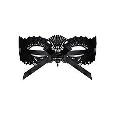 Мереживна маска Obsessive A700 mask, єдиний розмір, чорна