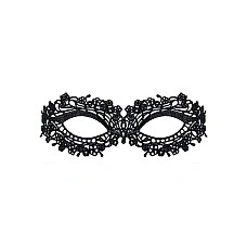 Мереживна маска Obsessive A710 mask, єдиний розмір, чорна