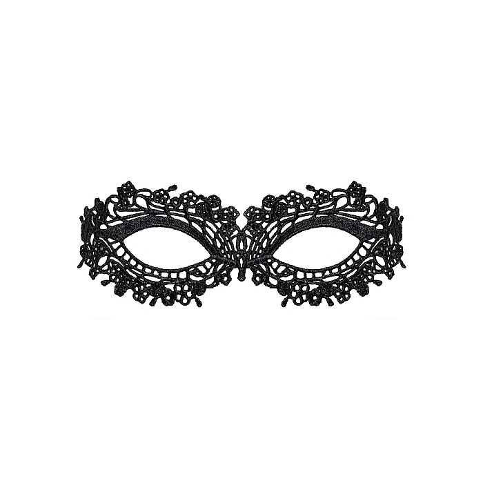 Мереживна маска Obsessive A710 mask, єдиний розмір, чорна