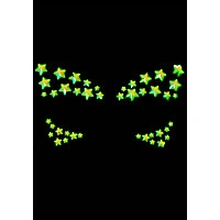 Украшение-звездочки для тела Leg Avenue Celeste face jewels sticker, наклейки, светятся в темноте