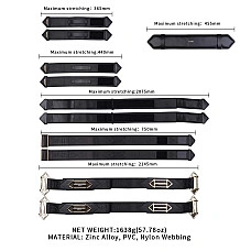Фіксатори рук і ніг для ліжка LOCKINK BDSM Adjustable Bed Restraint Kit