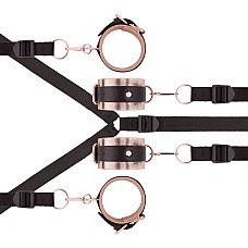 Фіксатор рук і ніг для ліжка Rosy Gold - Under-Mattress Restraint Set