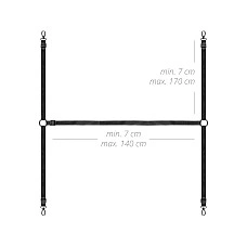 Фіксатор рук і ніг для ліжка Bedroom Fantasies Under the bed Restraint Set