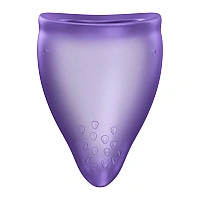 Менструальная чаша Fun Factory FUN CUP SIZE B Black Currant, многоразовая, диаметр 4,3 см, объем 30 мл