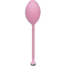 Розкішні вагінальні кульки PILLOW TALK - Frisky Pink з кристалом, діаметр 3,2 см, вага 49-75гр