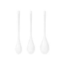 Набір йоні намистин Satisfyer Yoni Power 1 White, діаметр 2-2,5-3см, вага 22-46-74гр