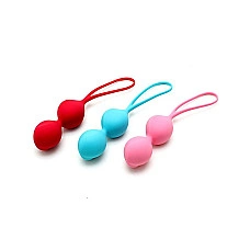 Вагінальні кульки Satisfyer V Balls (3 пари), діаметр 3,4 см, маса 79-114-150г, монолітні