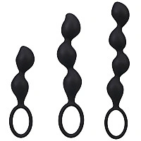 Набор анальных игрушек Doc Johnson Mood Naughty Contour Beads Trainer Set