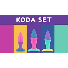 Набор анальных пробок PMV20 Koda – Butt Plug Set, диаметр 2,9 см, 3,9 см, 5 см
