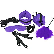 Набір БДСМ Art of Sex - Soft Touch BDSM Set, 9 предметів, Фіолетовий