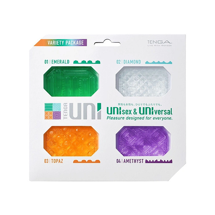 Набор cтимуляторов для ерогенних зон Tenga Egg UNI Variety Pack (4 шт)