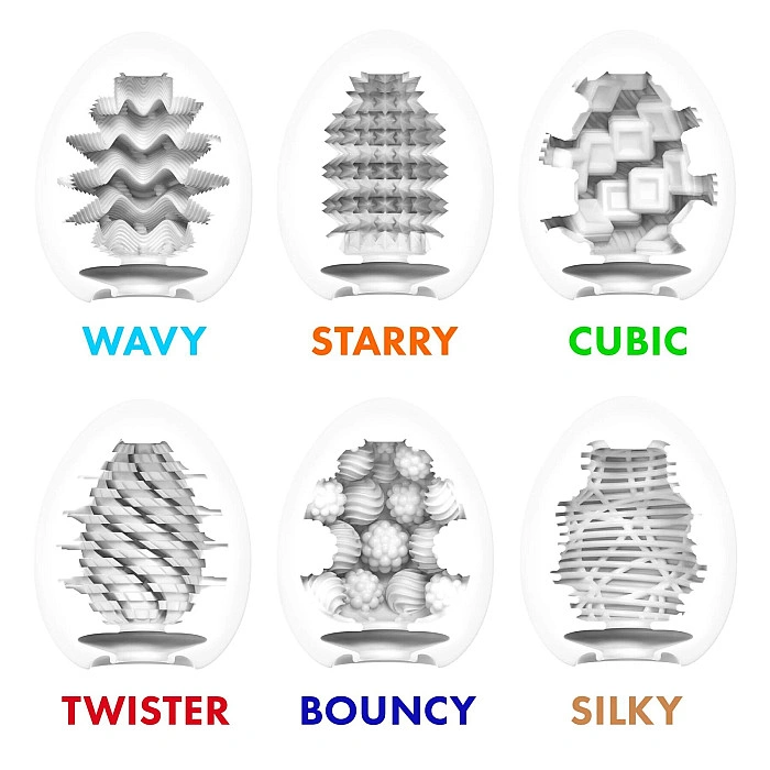 Набор мастурбаторов-яиц Tenga Egg Standard 3 Pack 2 (Twister, Bouncy, Silky)