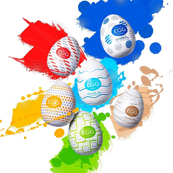 Набор мастурбаторов-яиц Tenga Egg Standard 3 Pack 2 (Twister, Bouncy, Silky)