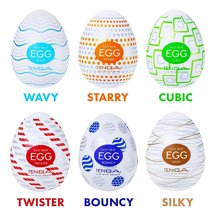 Набор мастурбаторов-яиц Tenga Egg Standard 3 Pack 2 (Twister, Bouncy, Silky)