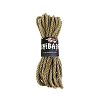 Джутовая веревка для Шибари Feral Feelings Shibari Rope, 8 м серая