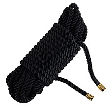 Мотузка для шибарі LOCKINK SEVANDA Shibari Practice Rope Black, 8 метрів