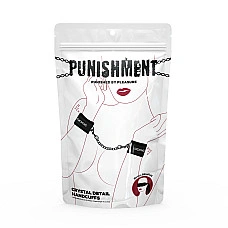 Наручники Punishment - Crystal Detail Handcuffs - Black