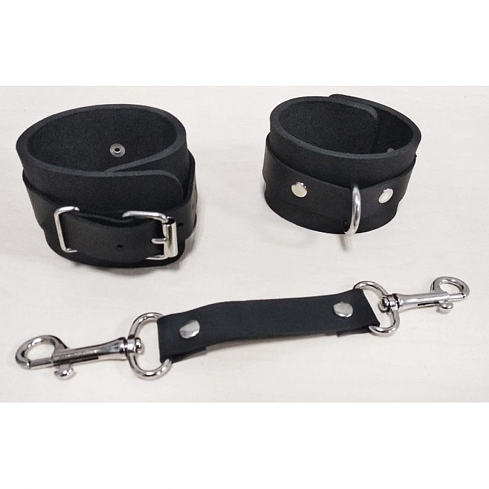 Наручники Feral Feelings - Hand Restraints Black, натуральная кожа