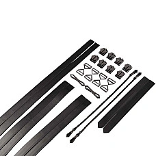 Набор для бондажа LOCKINK 8-Bondage-Straps Restraint Set, черный 8 ремней из натуральной кожи