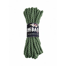 Бавовняна мотузка для шибарі Feral Feelings Shibari Rope, 8 м хакі