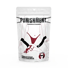 Фіксатори для руки і стегна Punishment - Thigh to Wrist Restraints - Black