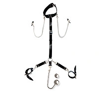 Бондажный набор с металлическим анальным крюком Art of Sex Beatrice Bondage set with anal hook № 4