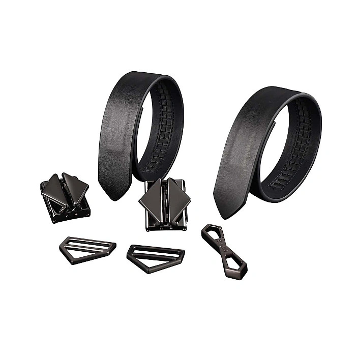 Фиксаторы для рук и ног LOCKINK Wristcuffs/Anklecuffs, черные, натуральная кожа