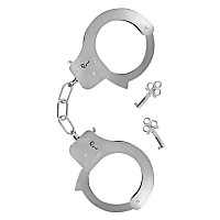 Металлические наручники Fetish Tentation Adjustable metal wrist cuffs, 2 ключа