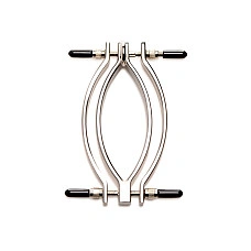 Затискач для статевих губ Master Series: Pussy Tugger Adjustable Vagina Clamp with Chain