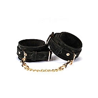 Наручники Liebe Seele Boudoir Amor Wrist Cuffs Black, соединительная цепочка на карабинах