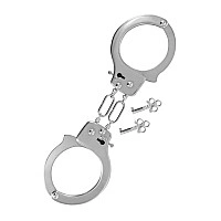 Строгие металлические наручники Fetish Tentation Soft adjustable metal wrist cuffs