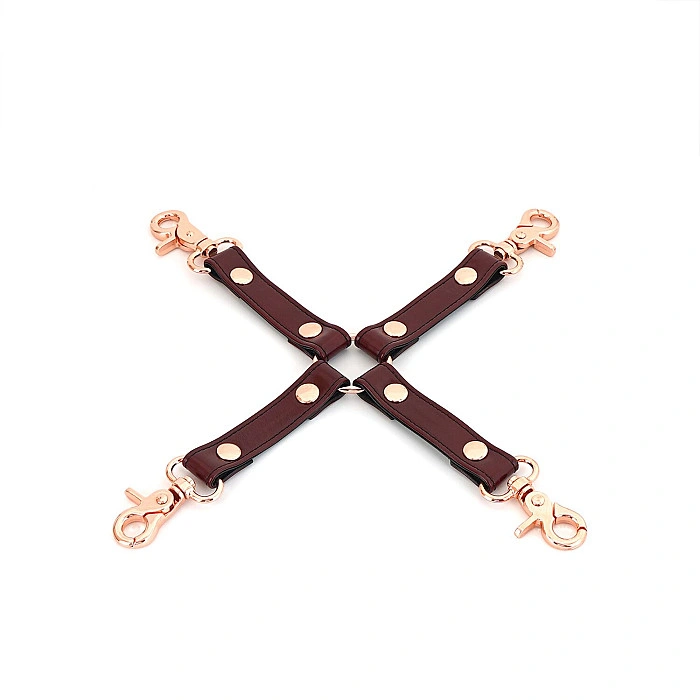 Кожаная крестовина Liebe Seele Wine Red Hogtie