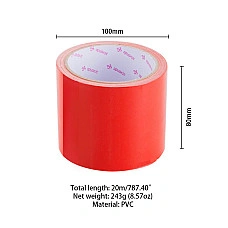 Електростатична стрічка для бондажу LOCKINK SEVANDA Electrostatic Tape - Red Tape, 16 м