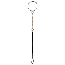 Нашийник з повідцем Rosy Gold - Collar with Leash - Black