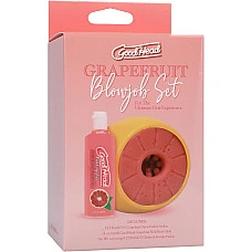 Набор для минета Doc Johnson GoodHead Grapefruit Blowjob Set - Yellow