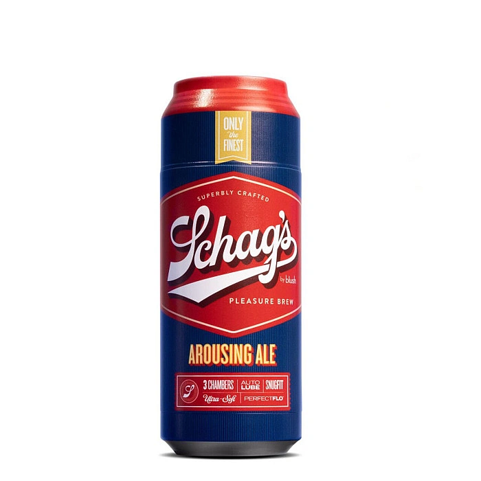 Мастурбатор – банка пива Blush Schag's Arousing Ale Masturbator – Frosted, самосмазывающийся, вакуум