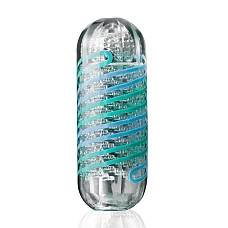 Мастурбатор Tenga Spinner 04 Pixel Cool Edition с упругой стимулирующей спиралью внутри